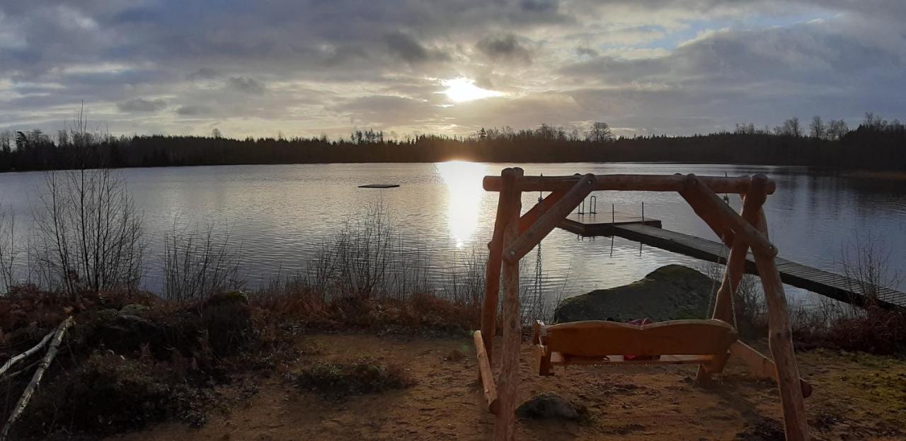 Ferienwohnung Abrahams Camp Flisehult Exterior foto